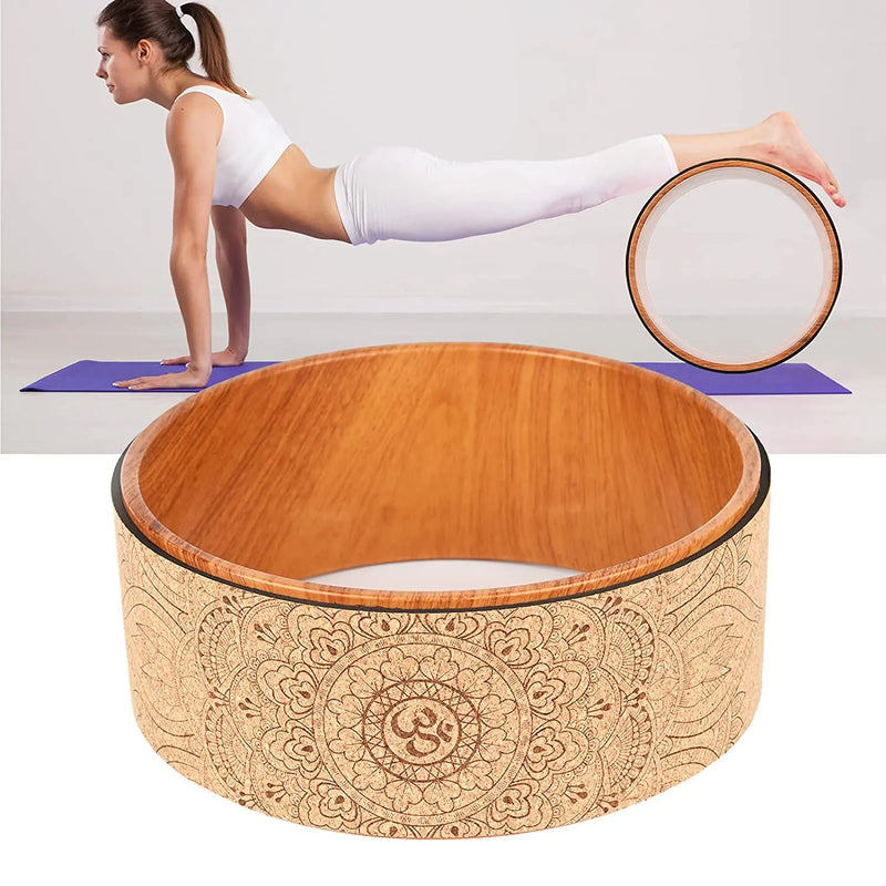 Yoga Roller Cork Wheel