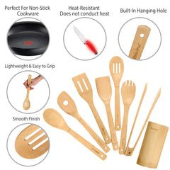 Bamboo Kitchen Utensils Set